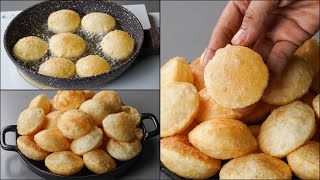 I Combine Flour With Boiling Water & Make This Fluffy Snacks | Easy Flour Snack Recipe | Flour Luchi screenshot 3