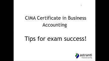How to kick start your CIMA certificate studies!