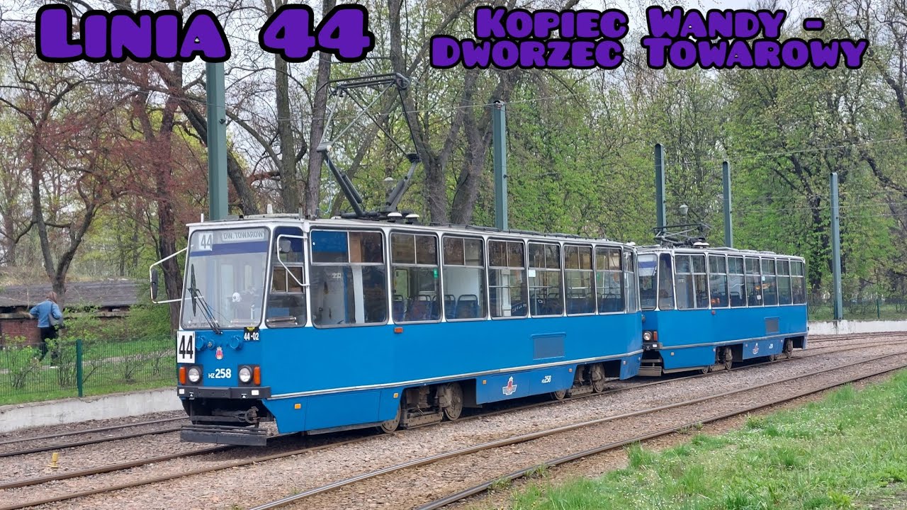 Konstal 105Na HZ258+HZ259 - MPK Kraków Linia 44