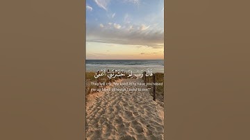 فمن اتبع هداي فلا يضل و لا يشقى || سورة طه || القارئ: شريف مصطفى