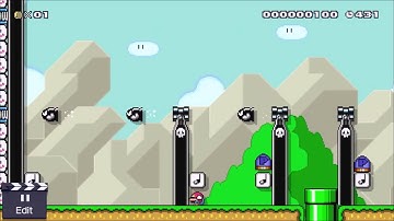 Super Mario Maker Mechanics: Bill Blaster Elevators!