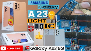 Samsung a23 LCD Backlight Problem ic Solution || Samsung galaxy a23 Light IC problem 100%