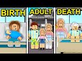 BIRTH to ADULT to DEATH in Roblox Brookhaven..