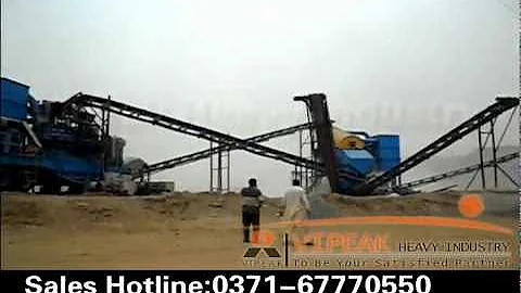 Mobile crusher scene,Mobile Crushing Plant