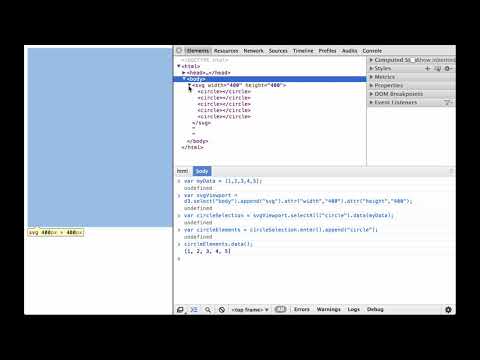 Create SVG Elements from Data using D3.js - D3.js v3 Tutorial
