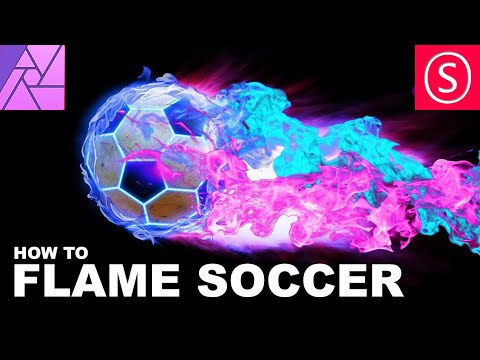 Affinity Photo - Flame Soccer Tutorial