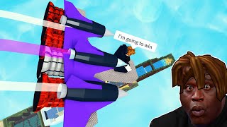 Roblox Build A Boat Funny Moments Flying Boat