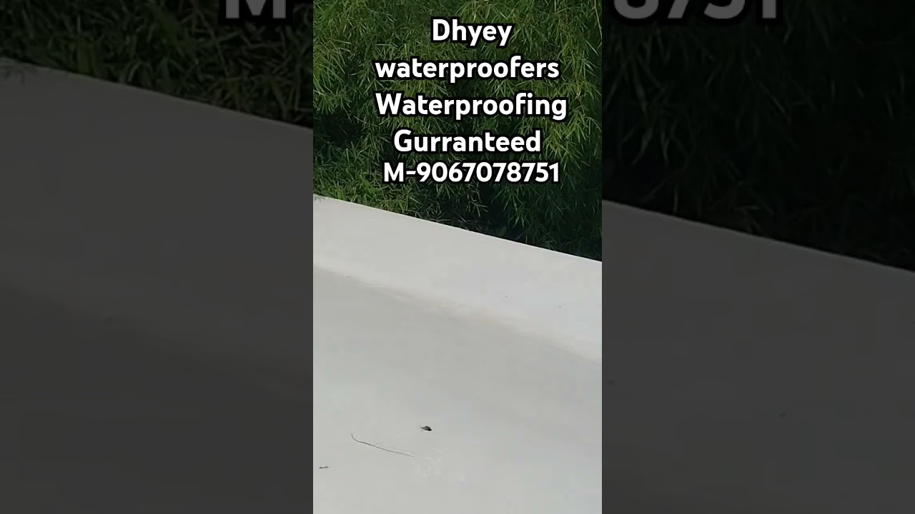 #waterproofing