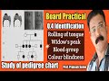 Board Practical - Study of Pedigree Charts  Q. 4 Spot - I ( Identification ) By Prof. Prakash Surve