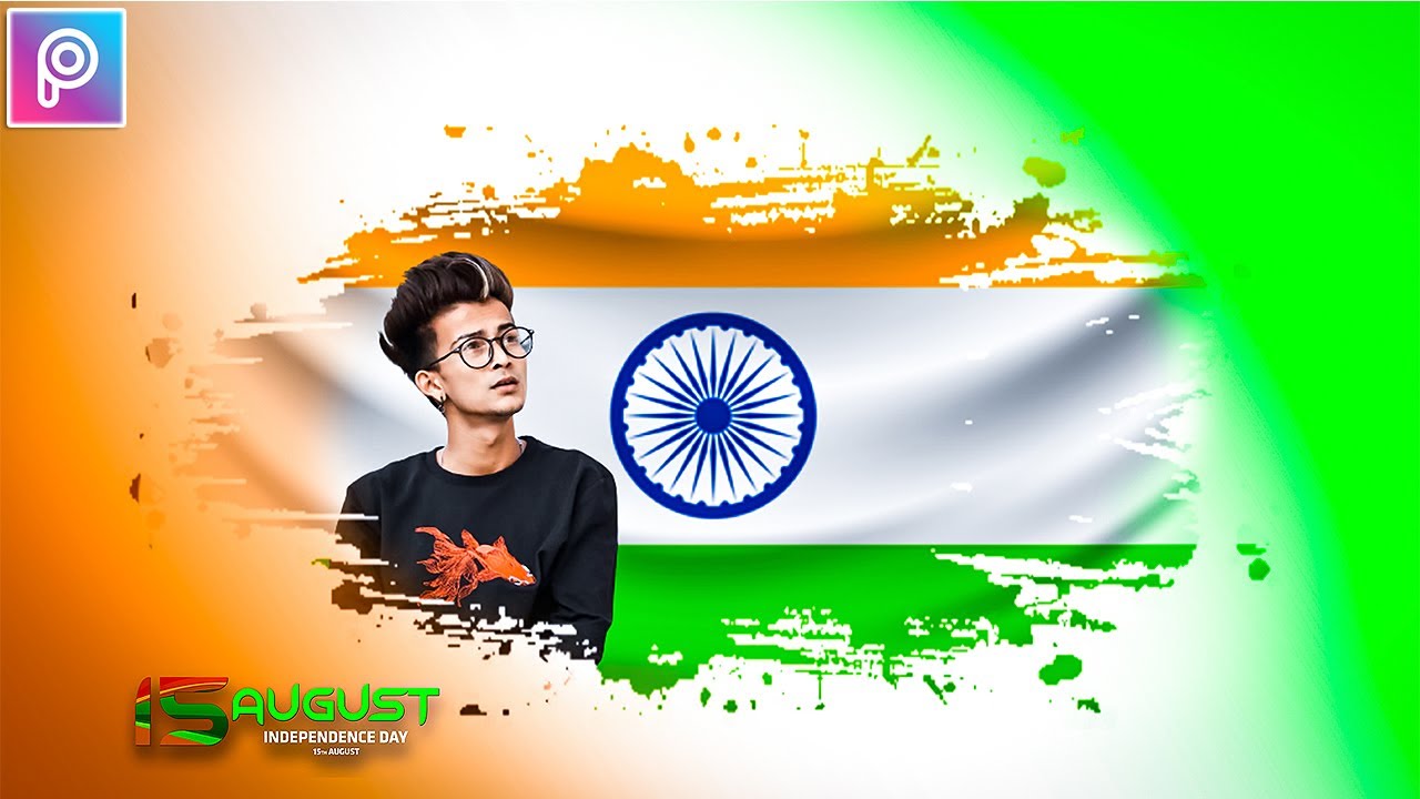 15 August Independence Day Photo Editing tutorial | Picsart Photo Editing |  Ak Editz ? - YouTube