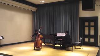 Video thumbnail of "Jules Massenet - "Meditaion" from Thais(Arranged for Double bass) - Nuttaphon Lerswanuswong"