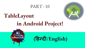 Table Layout in Android Studio| Android Development Basics| TableLayout explained with Example