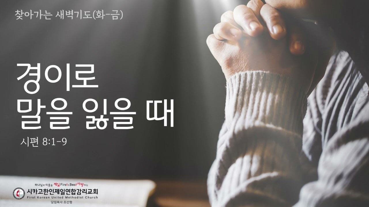 경이로 말을 잃을 때 _조선형목사 [찾아가는 새벽기도 20260708수]