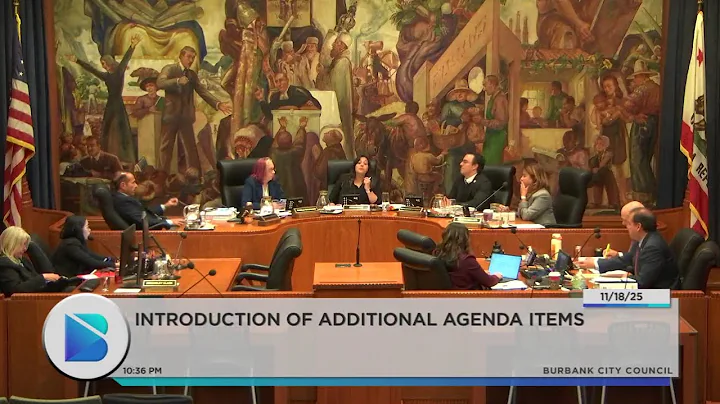 Burbank City Council Meeting - November 18, 2025