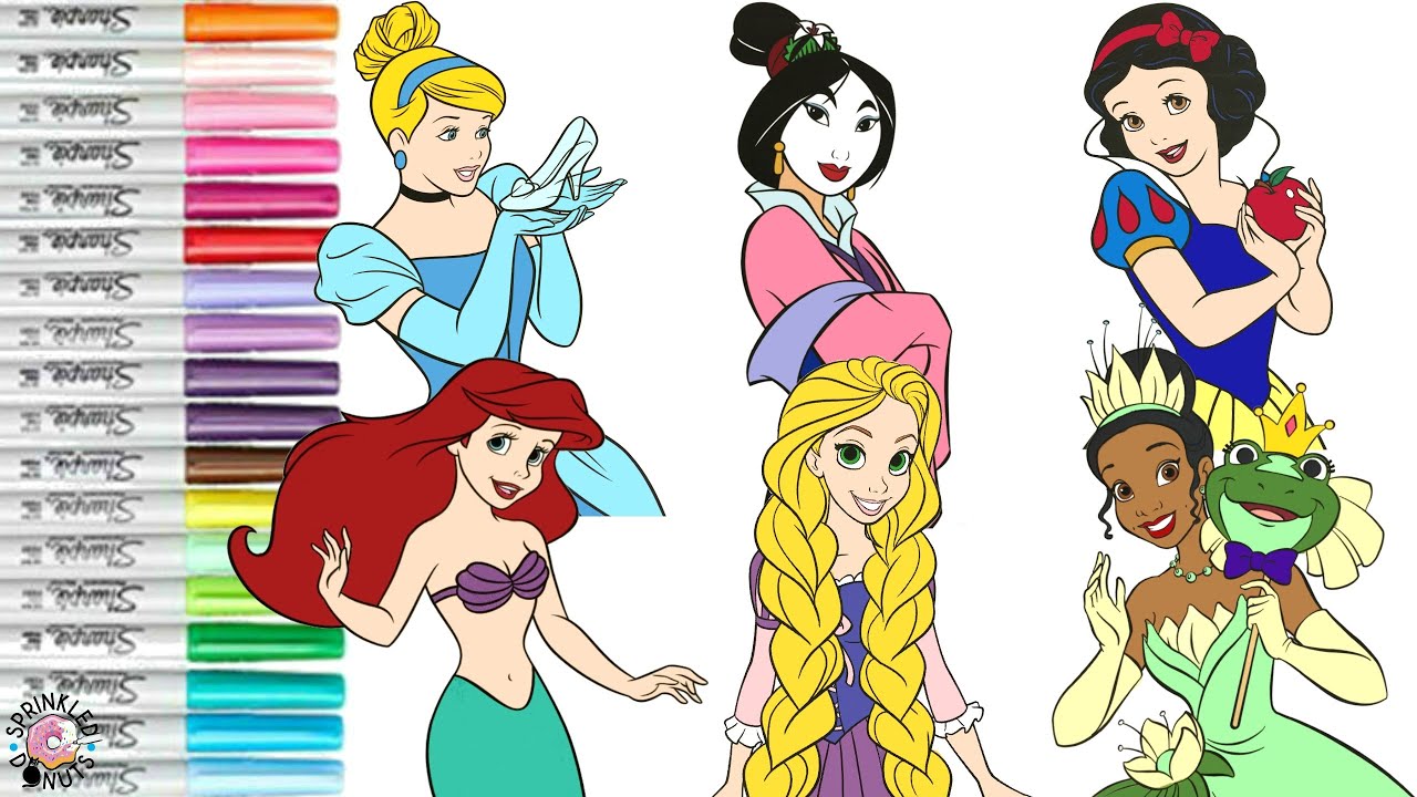 Disney Princess, Snow White, Cinderella, Rapunzel Notebook