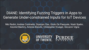 DIANE: Identifying Fuzzing Triggers in Apps to Generate Under-constrained Inputs for IoT Devices