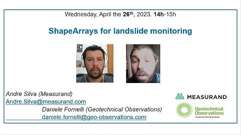 Webinar ShapeArrays monitoring Measurand Geo obs 20230426