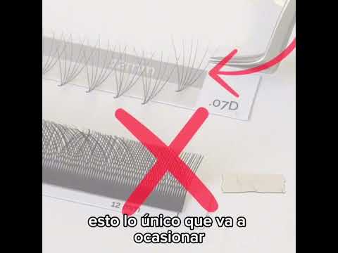 Eyelash Extension Tutorial|How to properly remove eyelashes from the tray with tweezers?sevenlash