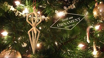 3d Christmas ornament/gift (How to video)scroll saw project. Compound cuts on scroll saw