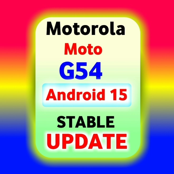 Motorola Moto G54 gets Android 15 Stable Update in Denmark 🇩🇰 - YouTube