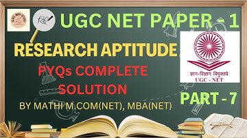 20th Jul 2022 UGC NET PAPER - 1| RESEARCH APTITUDE  PYQ COMPLETE SOLUTION IN #tamil |PART - 7|#ugc