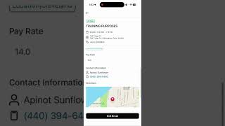 Sunflower App Clock In Training screenshot 1