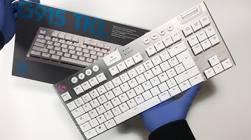 Logitech G915 TKL Gaming Keyboard Unboxing - ASMR