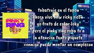 Miky Woodz - Pinky Ring Remix (letra) - J Balvin, Myke Towers y Jhay Cortez