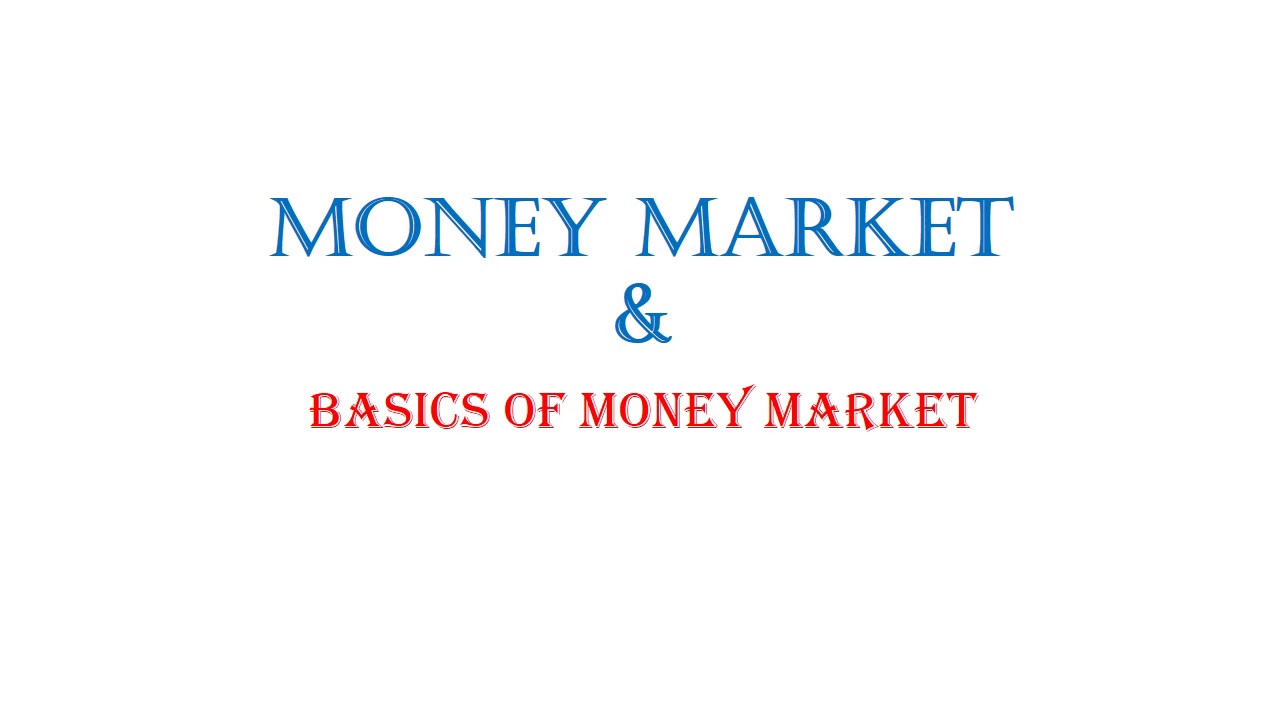 Basics of money market Instruments ( meaning in Malayalam) YouTube