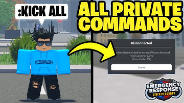ALL Private Server Commands In ERLC! (Liberty County)