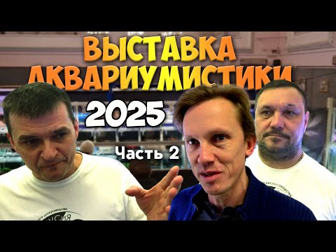 Выставка аквариумистики 2025. Часть 2. КРАСИВЫЕ ДИСКУСЫ И СКЕЙПЕР МАКСИМ.