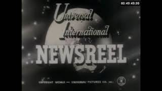 Universal Newsreel (Different Music, 1952) [Includes closing!]