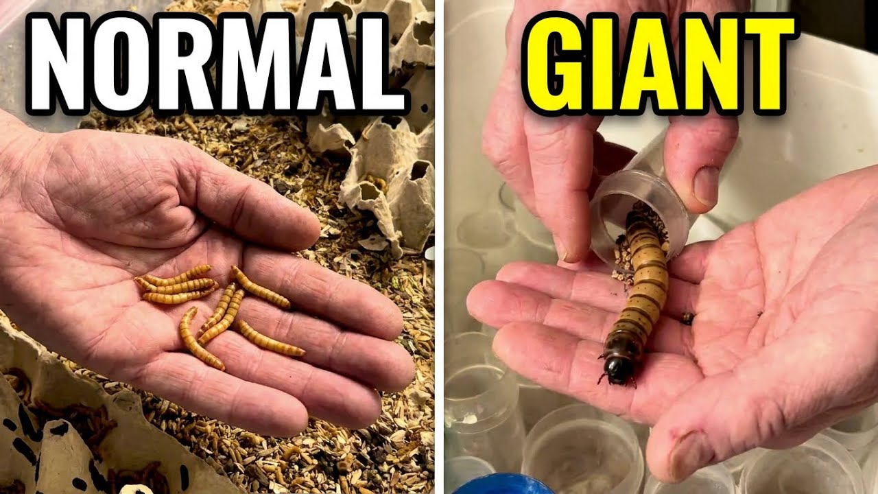 How to Breed Mealworms and Giant Mealworms for Bird Food | It is EASY ...