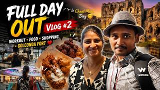 Workout, Cheat Meal au Golconda Fort ❤️ | Full Day Vlog