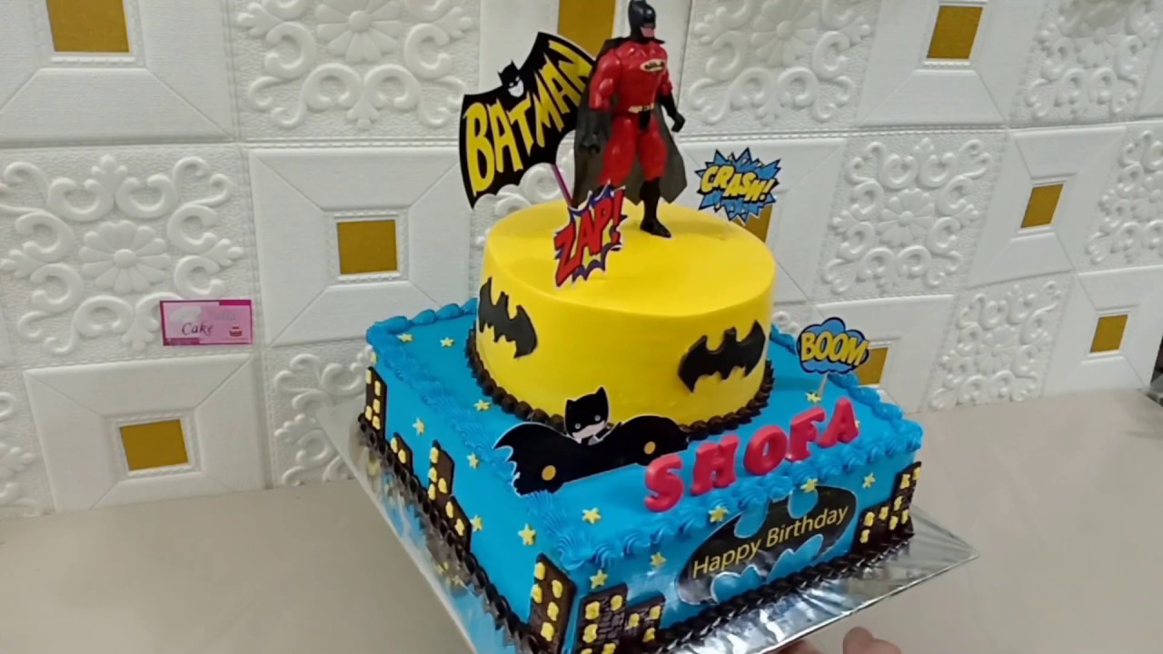  kue  ultah desain  batman YouTube