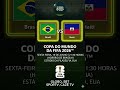 Brasil e Haiti Copa do Mundo 2026 #futebol #copadomundo #brasil #marrocos