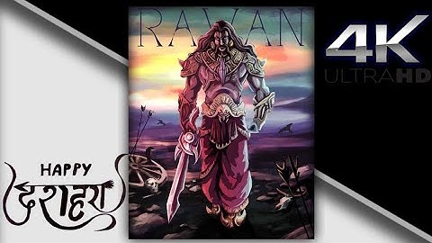 ravan ravan hu me 4k Full Screen🥀💐 Dussehra Whatsapp Status 2021 || Vijaya Dashami Status #status#