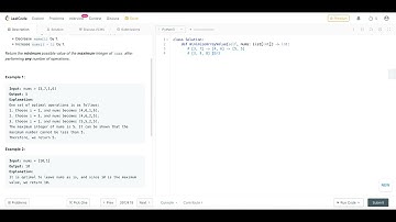 LeetCode April Daily - Day 05. 2439. Minimize Maximum of Array
