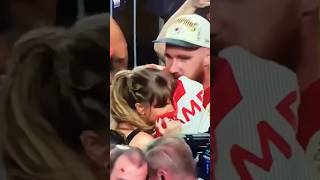 Taylor Swift Sniffs Travis Kelces Sweaty Super Bowl Towel