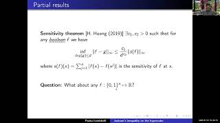 Paata Ivanisvili: Jacksonโs Inequality on the hypercube (UCI)