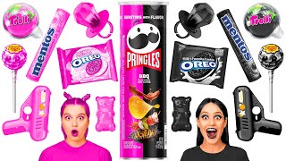 Black vs Pink Food Challenge | Cool Food Tricks by DaRaDa Challenge