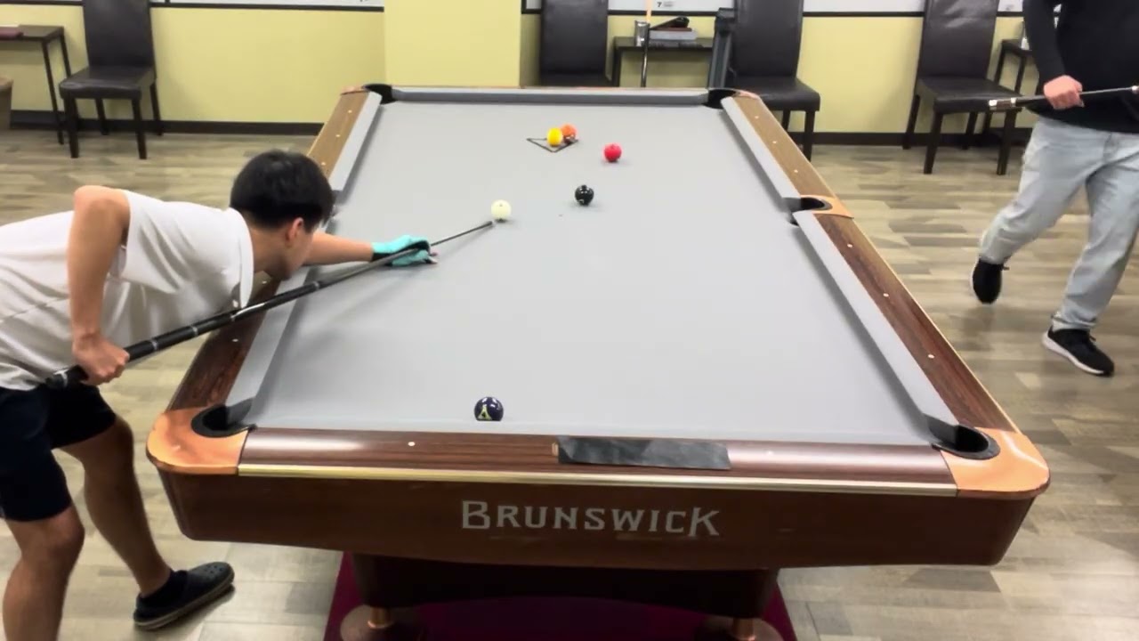 Image of video the 26/5 practice7 center shot,reverse English,9ball 9