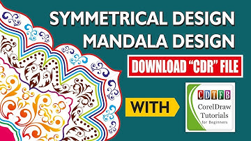 symmetrical design in coreldraw | cdtfb | corel draw in hindi, urdu