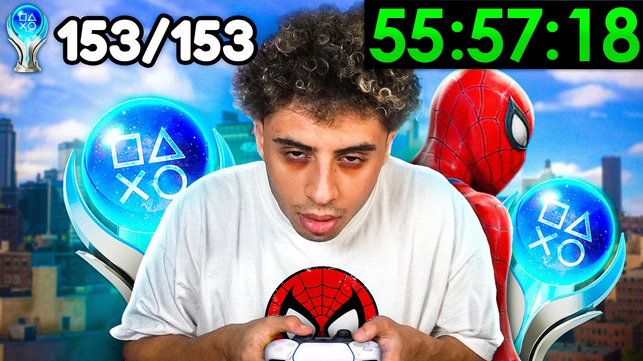 J'ai 100% TOUS les jeux Spider-Man (TOUS les trophées)