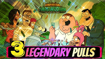 ANIMATION THROWDOWN ( 3 legendary pulls!!! awesome!) iphone pc