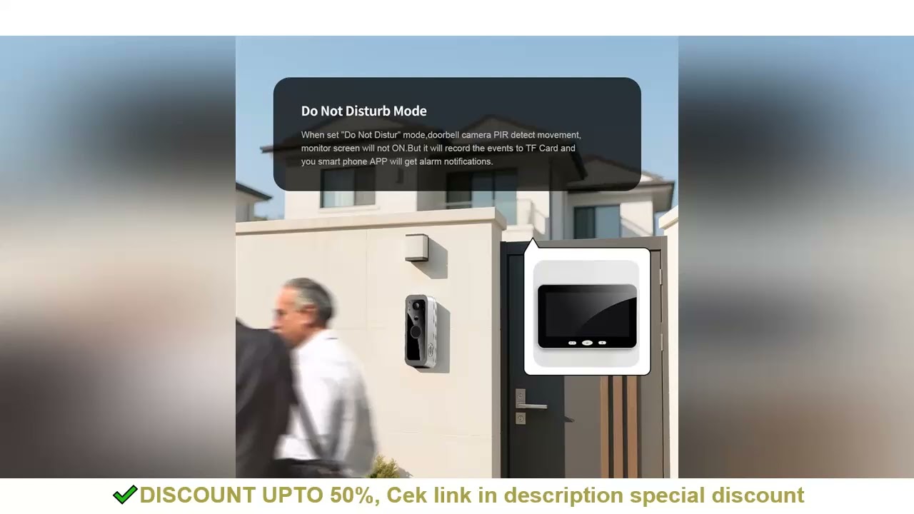 Tuya Outdoor Video Intercom 1080P HD 2MP Smart Wireless Door Camera System Wifi PIR Motion Detection