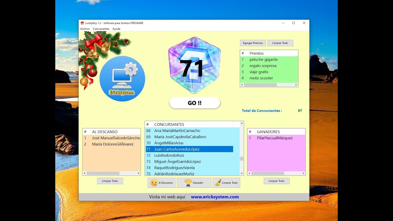 software para sorteos online Facebook instagram tiktok