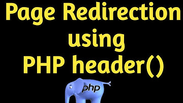 PHP For Beginners: Using the Header to Force Page Redirect.  Hindi/Urdu