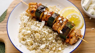 Keto Greek Chicken Skewers [with Cauliflower Rice] by RuledMe 1,711 views 2 weeks ago 2 minutes, 26 seconds