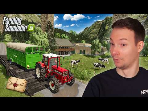 The First Cows and a Dark Secret! | Uncle’s Farm #2 | FARMING SIMULATOR 25